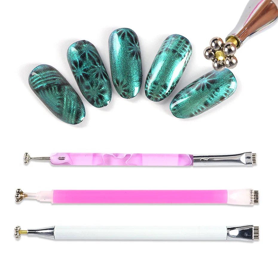 Cat Eyes Nail Art Magnet Stick for UV Gel Polish Multi-funcation Magnetic Board Gel Varnish Painting Pen Line Drawing Tool #1612