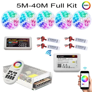 

16million Colors RGBW RGBWW LED Strip 5M 20M 30M 40M LED Lighting Tape In Line With 2.4G Miboxer WIFI Controller RF Remote DC12V