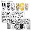 NICOLE DIARY Stainless Steel Nail Stamping Plates Flowers Nail Art DIY Nail Image Plate Stencil Accessories Tool ► Photo 1/6