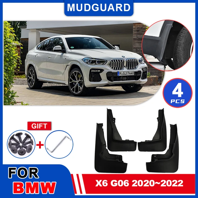 Für BMW X6 G06 2020 2021 2022 Kotflügel Schmutzfänger Kotflügel Schlamm  Flap Splash Vorne Hinten Räder Auto Teile Wachen Abdeckung zubehör -  AliExpress