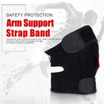 

Yosoo Adjustable Neoprene Tennis Golfers Elbow Brace Wrap Therapy arm support Strap band elbow magic tape athlete Braces Support