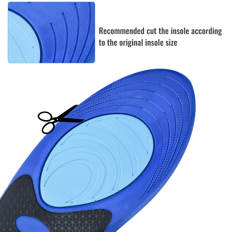 Soumit Arch Поддержка спортивные стельки ортопедическая амортизация обуви колодки для спортивные кроссовки вставка подушка для ног для мужчин