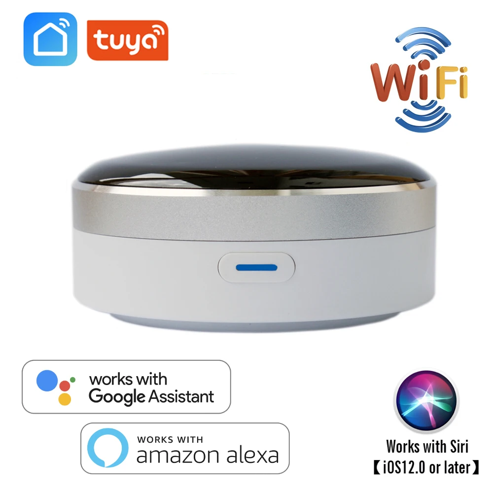

Universal IR Remote Control Smart Home WiFi Infrared Hub App Controller Compatible with Alexa Google Home for TV Air Conditioner