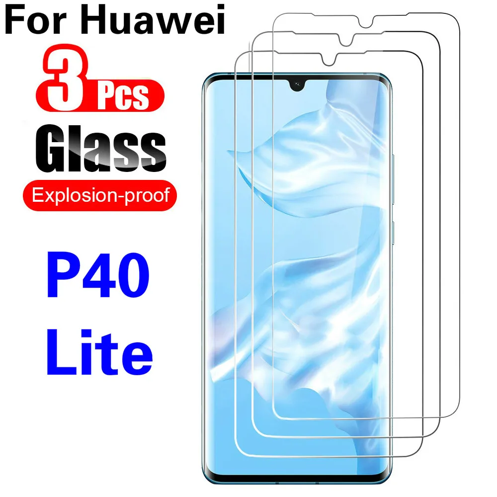 1 3 шт. Защитное стекло для Huawei P30 P20 P40 lite PSmart защита экрана закаленное Mate 20 P Smart