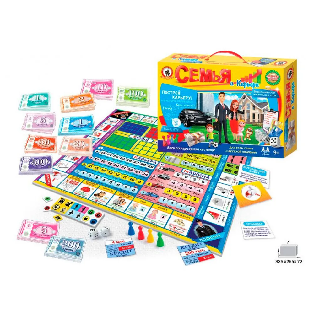 Настольная игра Семья и карьера Русский Стиль