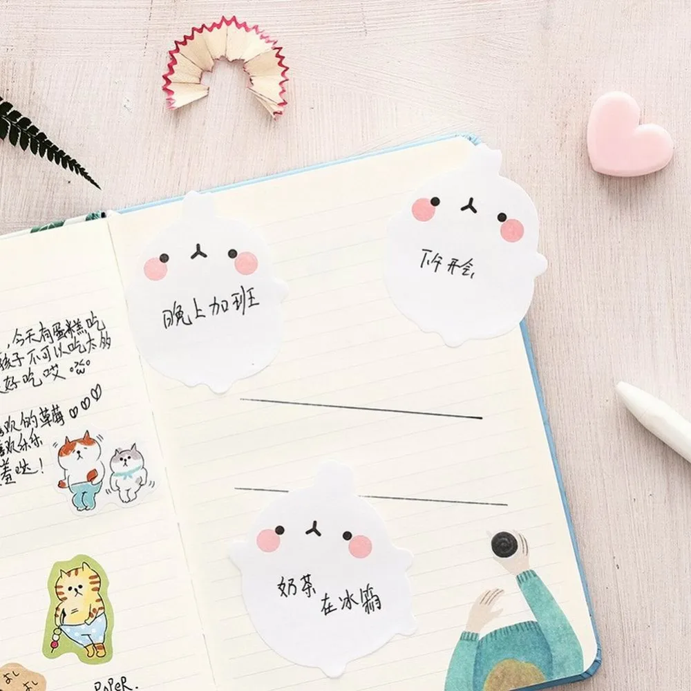 Корейская версия картофельных кроликов post-it note N times stick memo stickers Симпатичные memo stickers can stick post-it notes