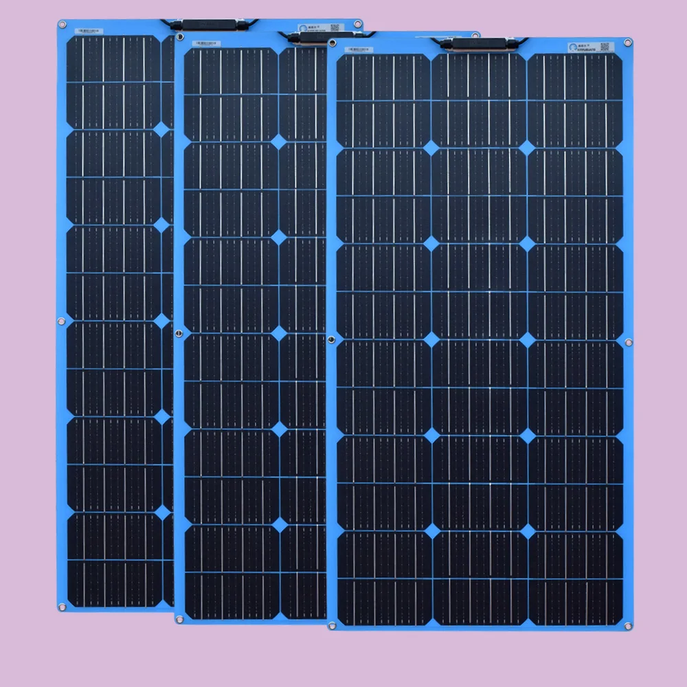 300W XINPUGUANG 18 в 100 Вт солнечная панель Гибкая ячейка Pate 100 Вт 200 Вт 300 Вт 500 Вт 800 Вт 1000 Вт 12 В 24 в 36 в 48 в Китай - Цвет: 300W