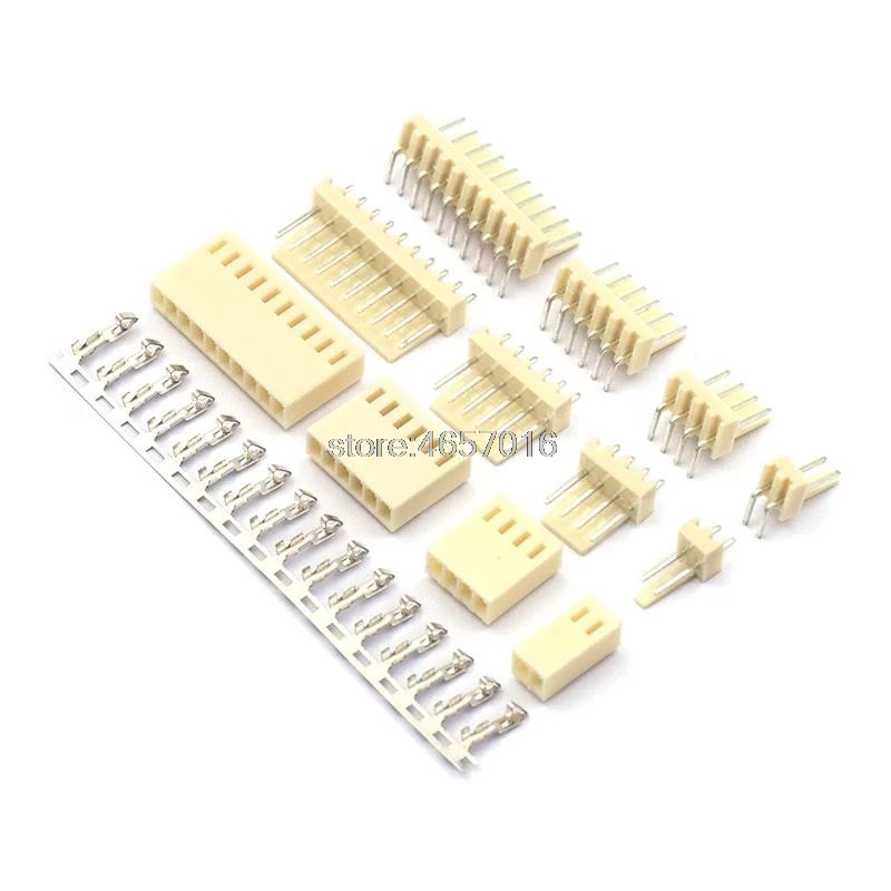10 Set KF2510 Kits Connector2.54mm Pitch 2/3/4/5/6/7/8/9/10P Straigh Pin Header+Housing+Crimp 2510 | Обустройство дома