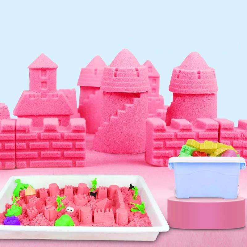 

100g/Bag Magic Dynamic Sand Toys Clay Super Colored Soft Slime Space Play Sand Antistress Supplies Educational Toys for Kids