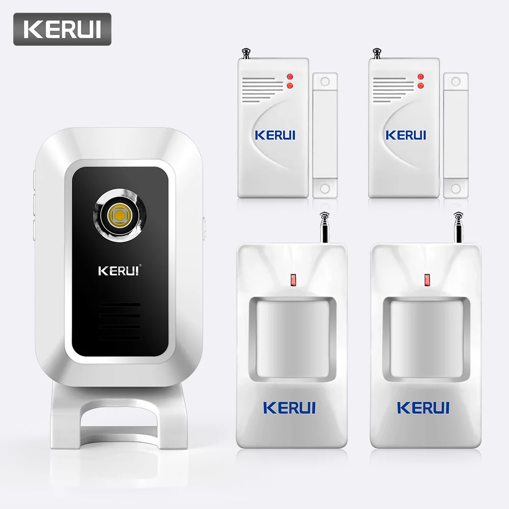 

KERUI M7 32 music options Wireless 433MHz PIR Motion Wireless Burglar Strobe Light Welcome Chime Doorbell
