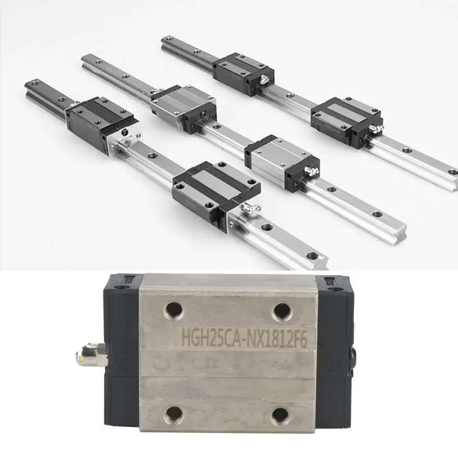 

1Pcs HGH25CA Mini Linear Motion Guide Rail Slider Bearing Steel Sliding Block