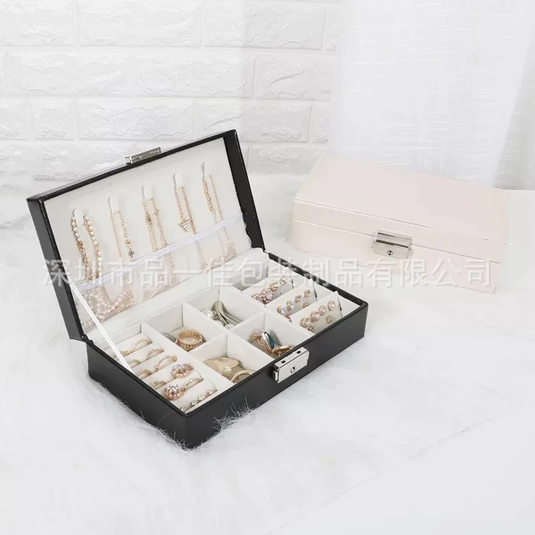 

Manufacturers Direct Selling Currently Available Simple Square Solid Color Jewelry Box Ring Ear Stud Necklace Multifunctional St