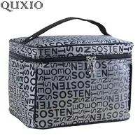 Extra Large Capacity Woman Cosmetic Bags Big Travel Toiletry Bag Letter Pattern Necessary Organizer Makeup Bag Storage ZL100-D 1