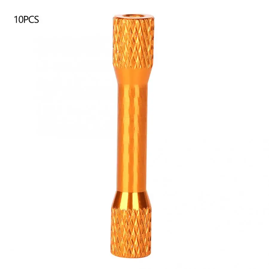 Orange 10 шт. противостояние M3x35mm анодированный Алюминий сплав прямой соединитель с внутренней резьбой Колонка распорка для DJI Mavic Drone boulons - Цвет: Orange