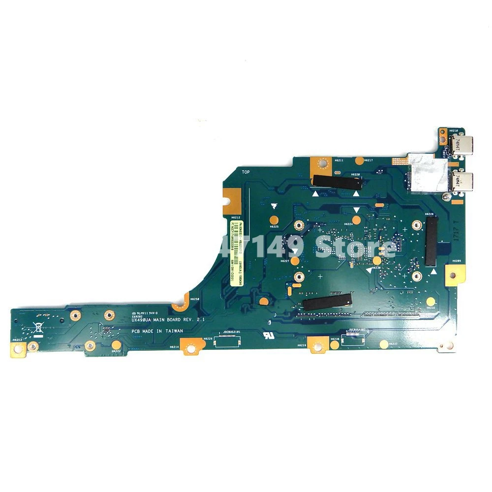  UX490UA i5-7200CPU Mainboard REV2.1 For ASUS UX490 UX490U UX490UA Laptop motherboard UX490UA Mother