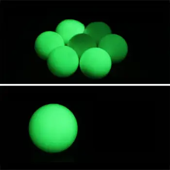 

DishyKooker 6pcs Synthetic Rubber Golf LED Luminous Ball Bright Ball Night Use Multi-color Golf Ball