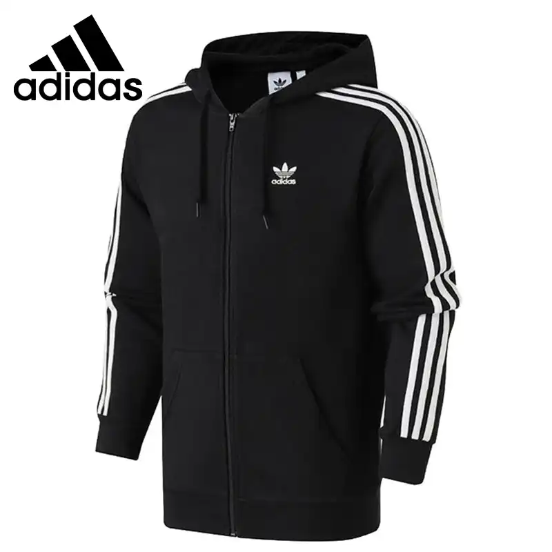 adidas black jacket with hood