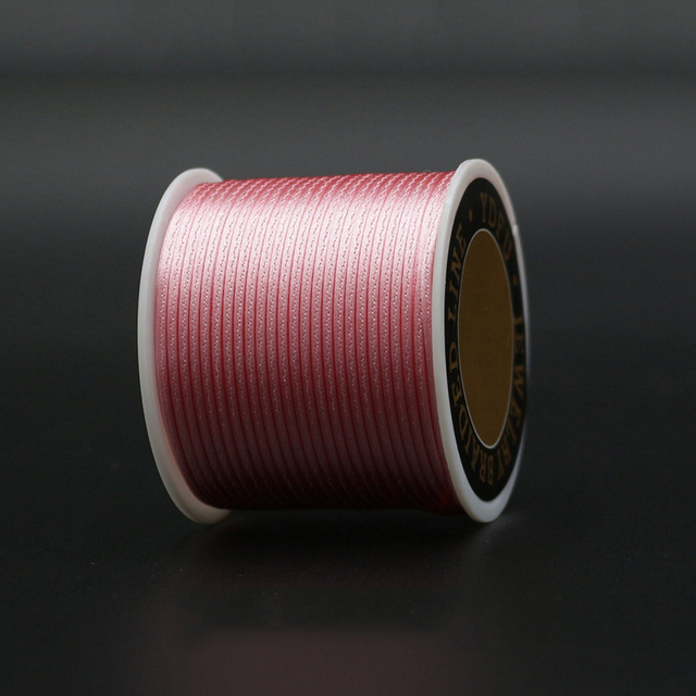 Satin Rattail Silk Cord Nylon Thread Cord Chinese Knot DIY Rope Bead Bracelet Jewelry Making Rope String