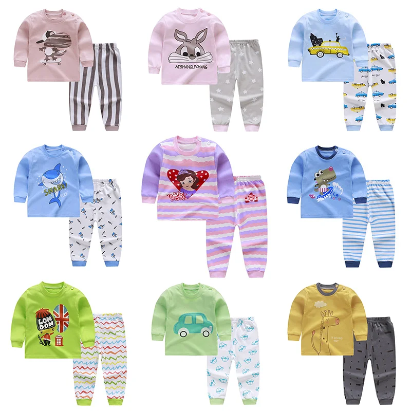 

Cartoon Sleepwear Kids Pijama Infantil Baby Girls Pajama Set for Boys Clothes Modis Children's Pajamas Nightwear Pijama SY-CZX5