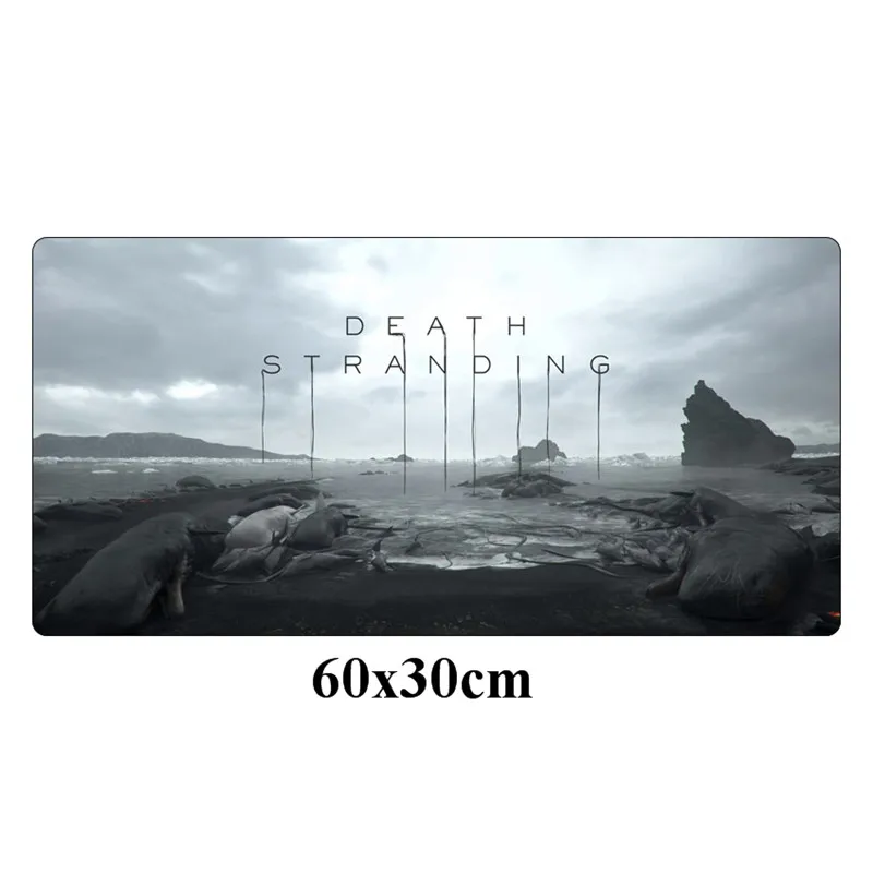 Япония Death Stranding заказной коврик для мыши Большой 60x30 см игровой коврик для мыши геймер отаку прочный настольный компьютерный коврик клавиатура Коврик - Цвет: Цвет: желтый