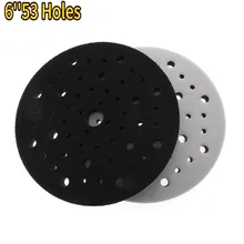 Disque de Protection de tampon d'interface à 53 trous, 6 pouces, 150MM, outil électrique pour ponceuse, polissage et meulage