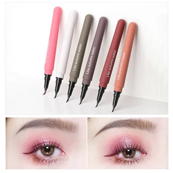 

The line speed is not easy to dye the coloured eyeliner pen Lasting color waterproof and free changing Eyeliner liquid