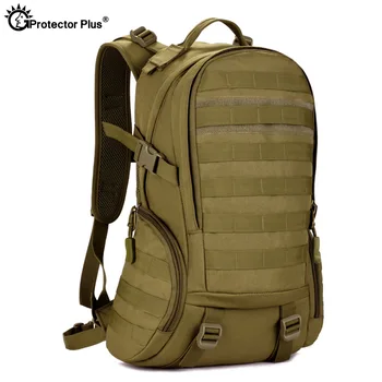 

PROTECTOR PLUS Tactical Military Backpack Outdoor Travel Camo Rucksack Full Shoulder Bag Waterproof Hunting Ammo Bags Durable