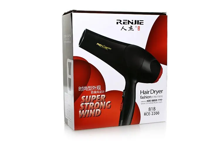 Jay 818 Mute Heating And Cooling Air Hair Salon Hair Dryer RCE818 Only 2200W High-Power Blow Dryer Household