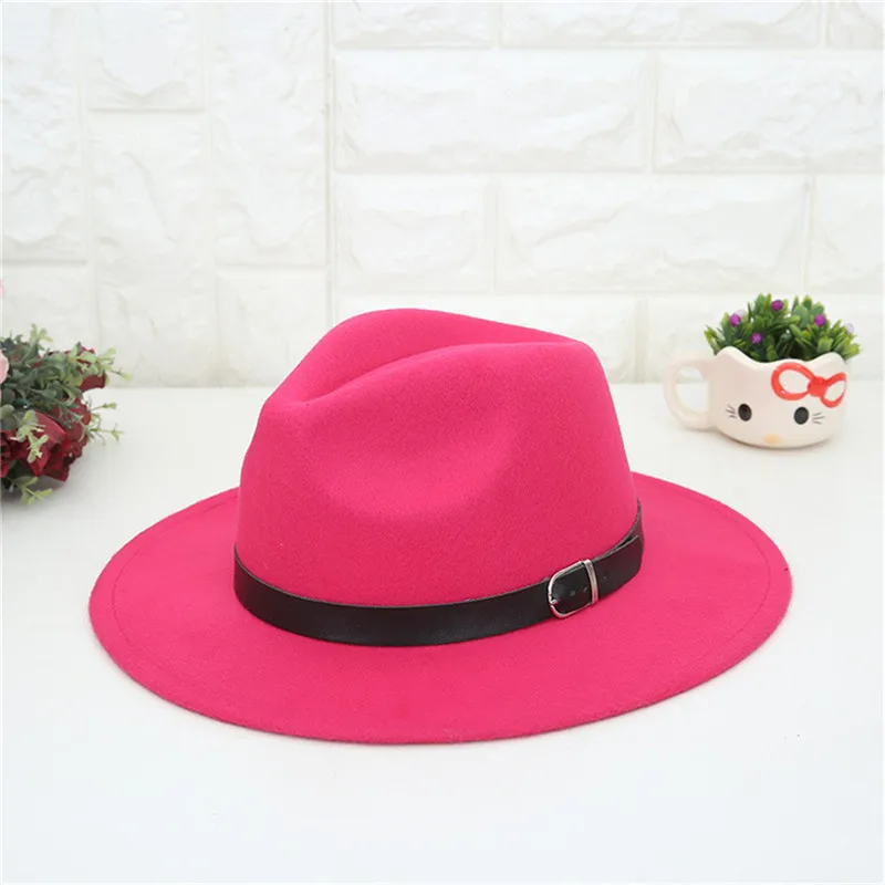 Женская фетровая шляпа, зимняя фетровая шляпа для женщин, имитация шерсти, Классическая винтажная британская Осенняя Дамская джазовая уличная фетровая шляпа для мужчин