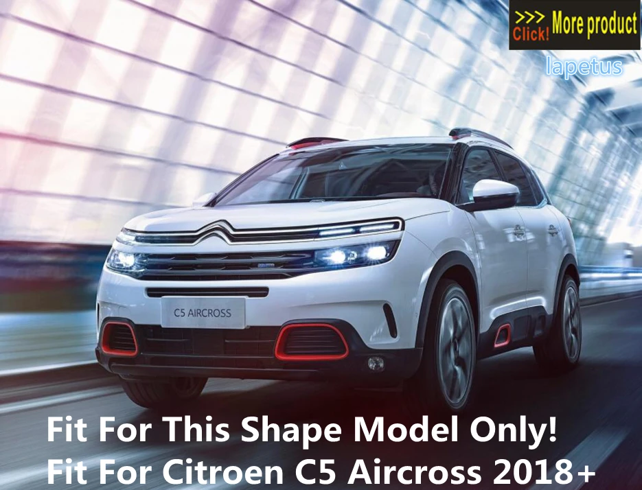 Car Interior Mouldings Central Control Water Cup Holder Panel Trim Cover Accessories 1PCS For Citroen C5 Aircross 2018 - 2021