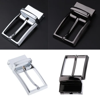 

Metal Belt Buckle Single Prong Rectangular Pin Belt For Men