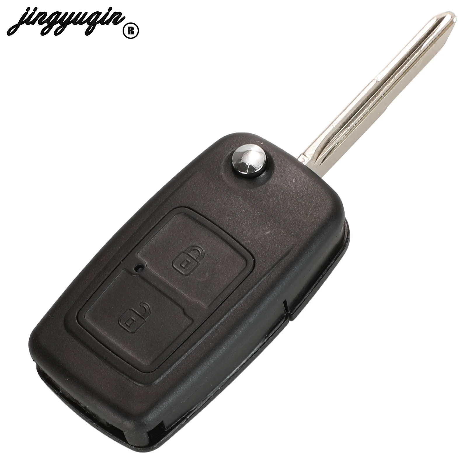 Jingyuqin для Chery A5 Fulwin Tiggo E5 A1 Cowin чехол ключа автомобиля 2 кнопки дистанционного
