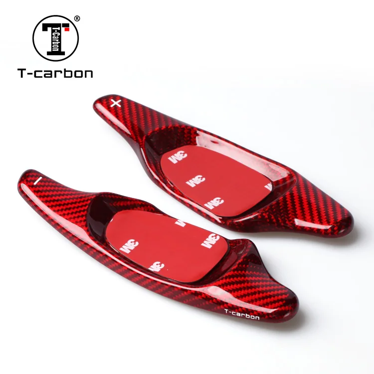 Car Styling Real Carbon Fiber Steering Wheel Shift Paddle Shifter Extension For AUDI Audi S3 S5 S6 TTRS 2013- RS3 RS5