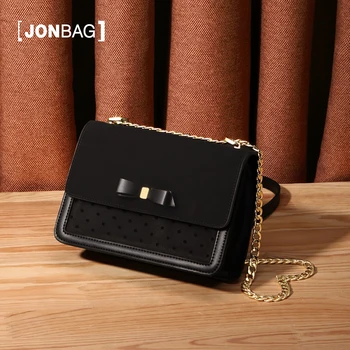 

Jane Berger black single shoulder small bag women's bag 2020 net red new autumn and winter all style women's messenger bag small