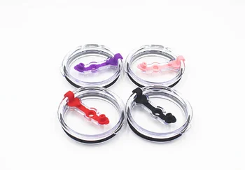 

50pcs 30oz eakproof Reusable Plastic Cup Lid Thermal Insulation Seal Cover for 30oz Tea Cup Cover Cup Can insert straw