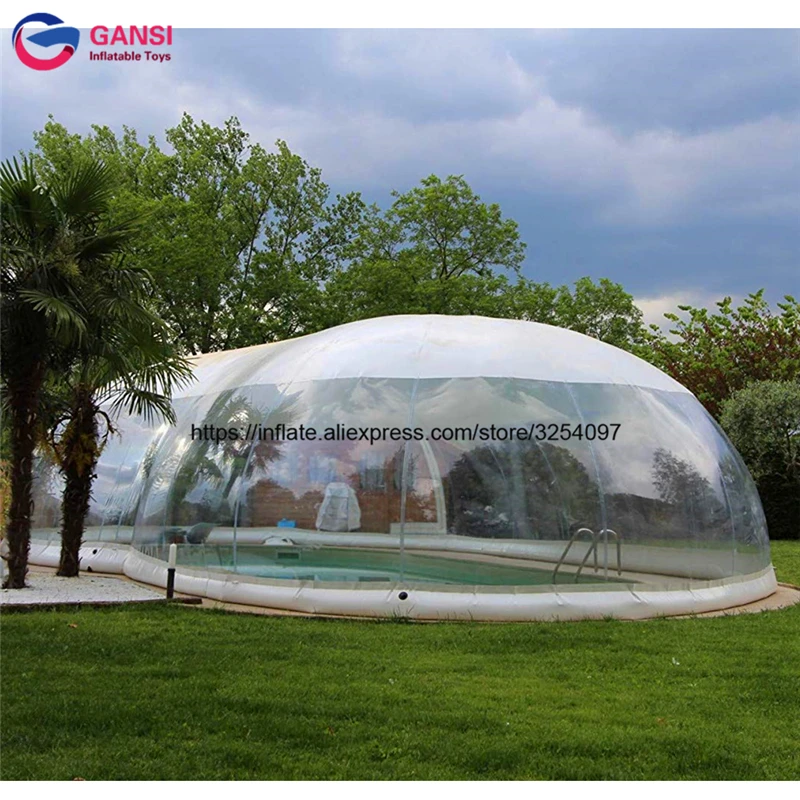 inflatable pool dome