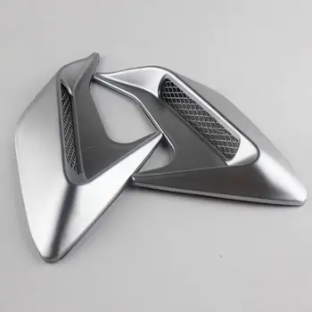 

Car DIY Auto Decorative Side Vent Air Flow Fender Intake Stickers Decal Car Auto Simulation Side Vents Accessories