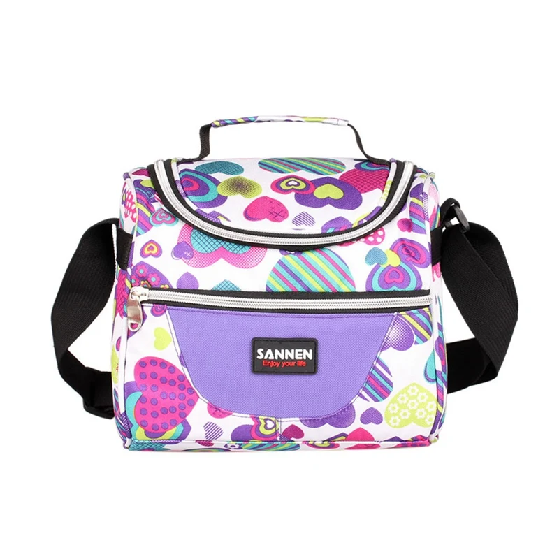 A Outdoor Portable Insulated Hot Zipper Camping Picnic Box Container Adjustable Handbag With Shoulder Strap Lunch Bag Cooler - Цвет: A