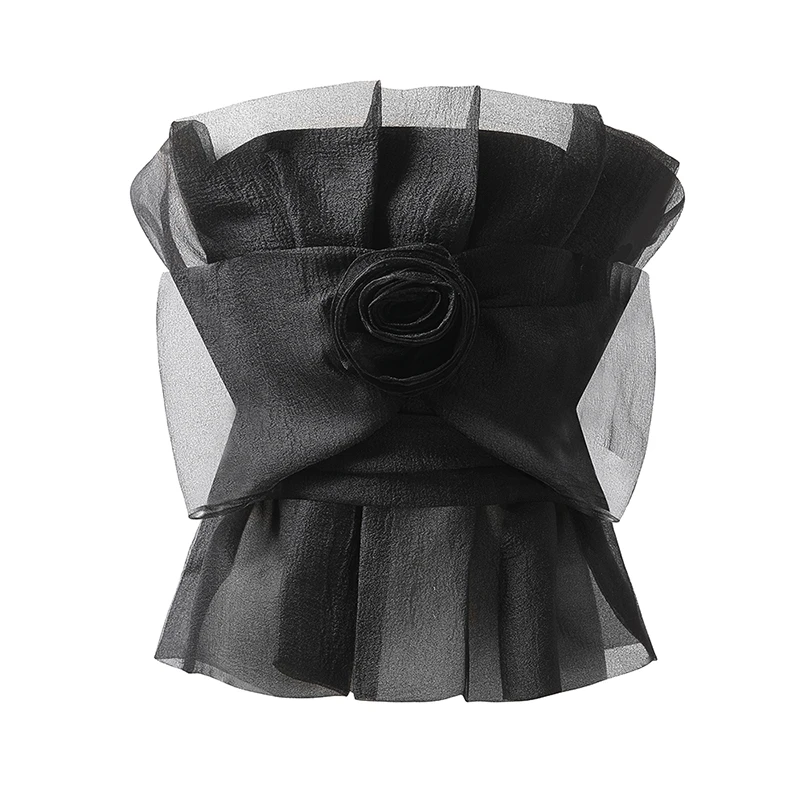 

Minimalist Solid Vests For Women Slash Neck Sleeveless Off Shoulder Patchwork Sexy Vest Ruched Female Clothing