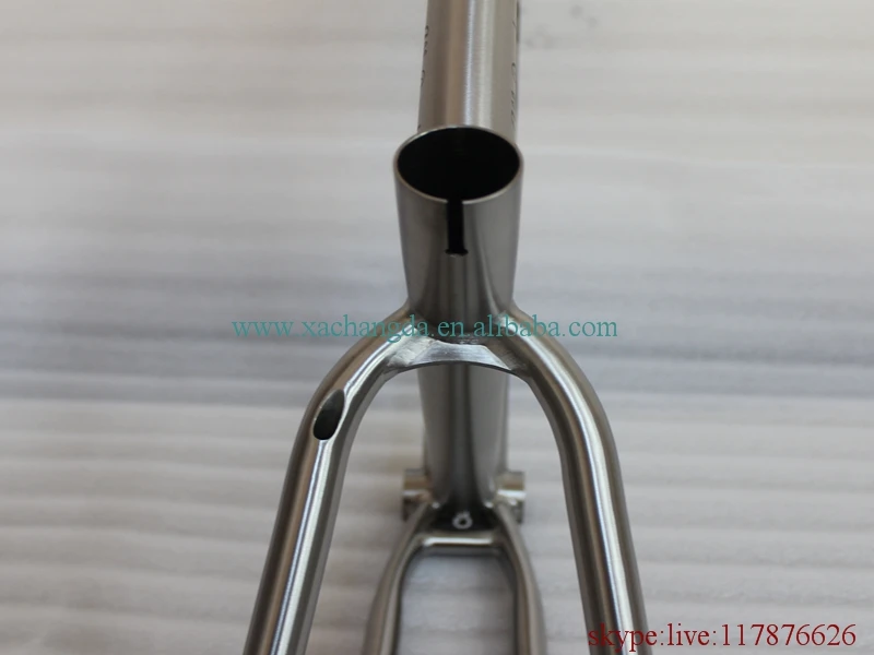 Titanium mtb велосипедная Рама с 44 мм передней рамой раздвижные плавкий предохранитель BSA нить ВВ основа