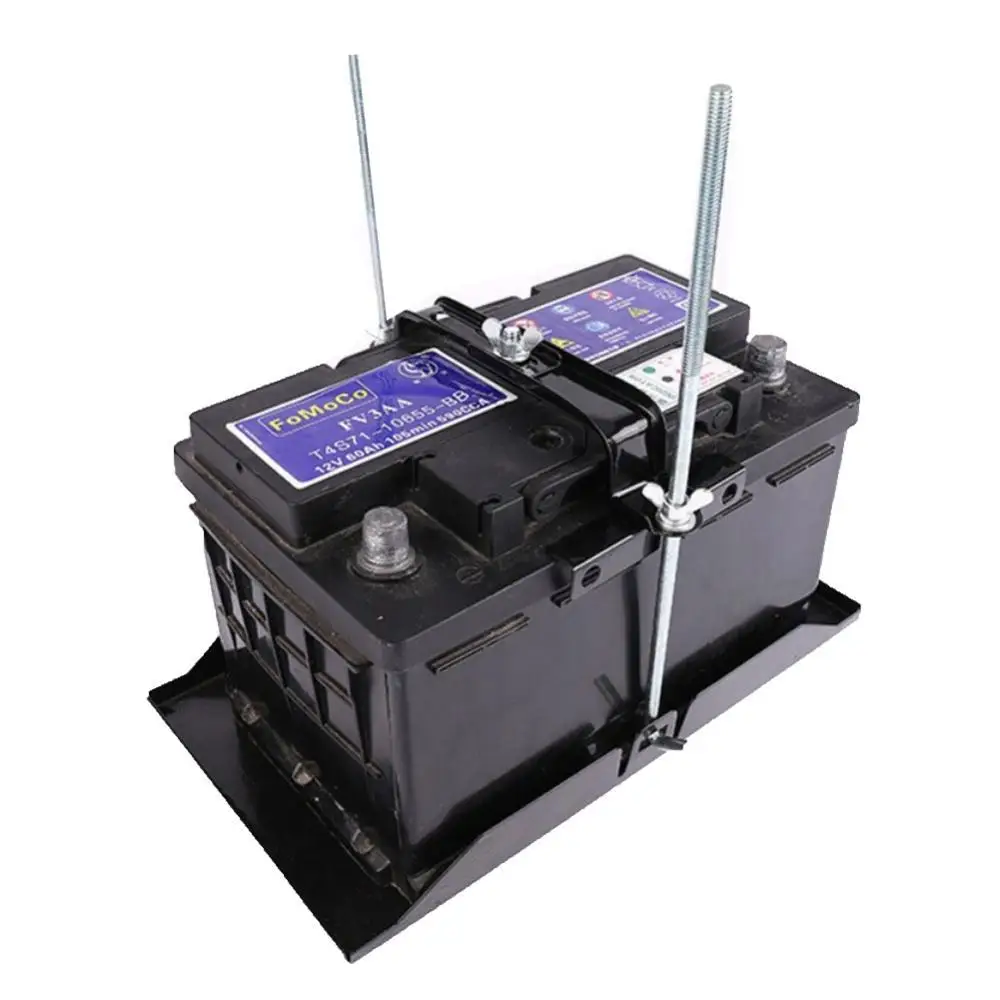 Battery Adjustable Car Holder Stabilizer Mount Rack Metal Fixed Bracket Stand battery holder