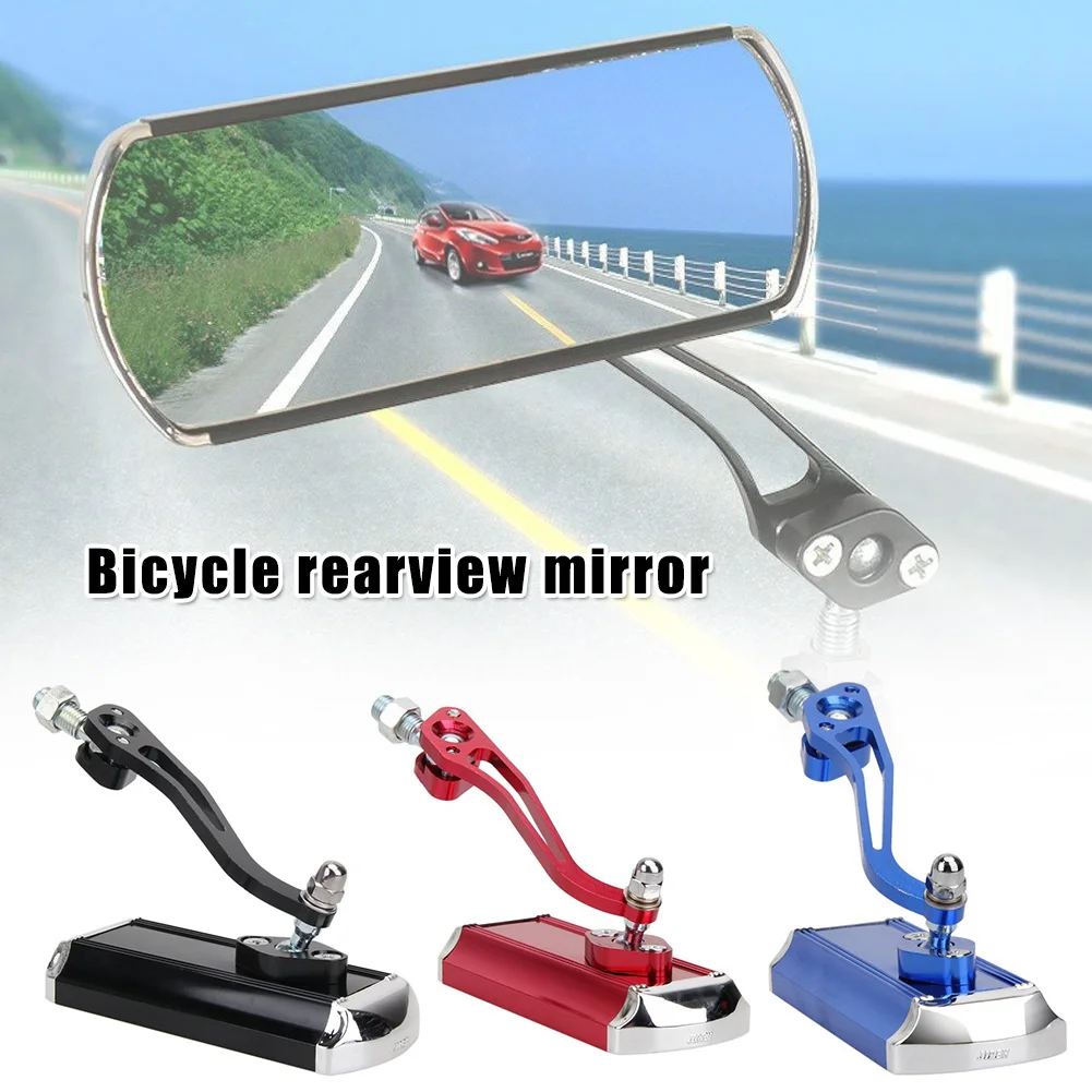 

Newly Bicycle Cycling Rear View Mirror Handlebar Rotatable Safe Bike Rearview Mirror