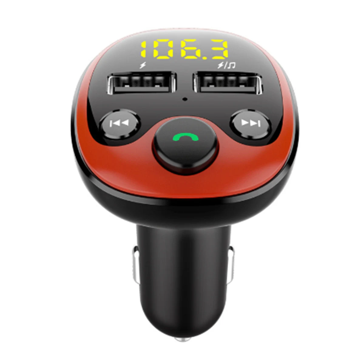 Автомобильное зарядное устройство с двумя USB портами 3 1 А|MP3-плеер для авто| |