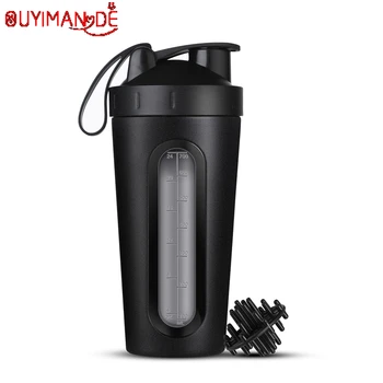 

700ml Stainless Steel Kettle Outdoor Fitness Exercise Fitness Training Beverage Bottle Milk Powder Mixer