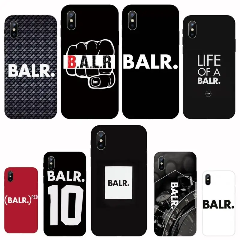 

Coque BALR. CALLFORNIA Black Phone Case For iphone 12 5 5s 5c se 6 6s 7 8 plus x xs xr 11 pro max