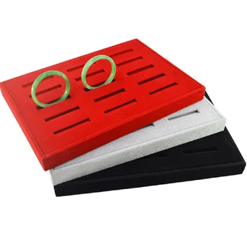 

15 Slot Inserts Velvet Box for Jewelry Display Tray Jewelry Case 35X24x2cm