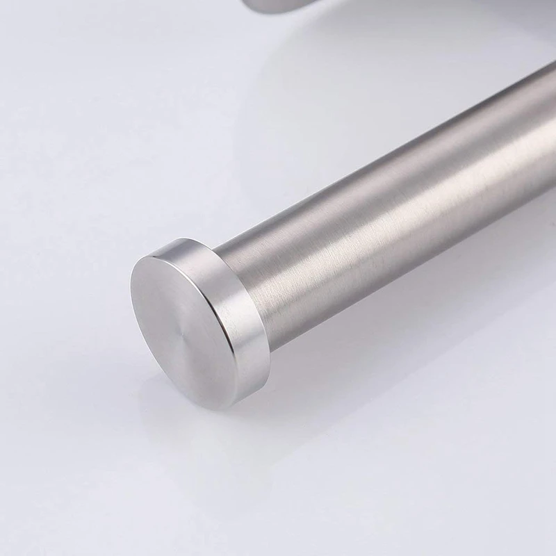 Самоклеящийся держатель для туалетной бумаги, портативный матовый никелевый держатель для туалетной бумаги, настенный держатель для туалетной бумаги с защитой от ржавчины