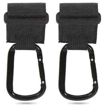 

FBIL-2Pcs/Lot Baby Stroller Hook Strong Hanger For Baby Pushchair Prams Poussette Hook Stroller Organizer Hanger Hook For Diaper