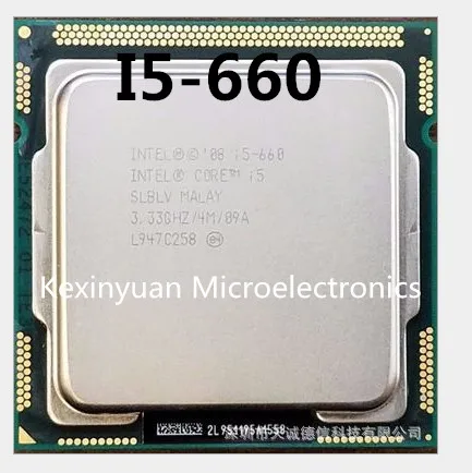 Процессор Intel Core i5-660 I5 660 (4 МБ кэш, 3,33 ГГц) LGA1156 настольный процессор