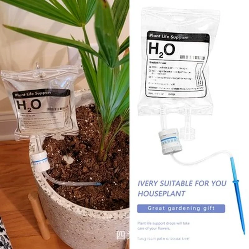 350 ml Household automatic watering device Plant Irrigation Bag Adjustable Garden Pot Drip Needle Device Flower Waterer | Дом и сад